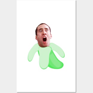 Nicholas cage banana Posters and Art